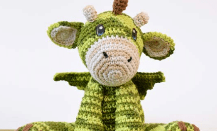 Amigurumi Dragão em crochê