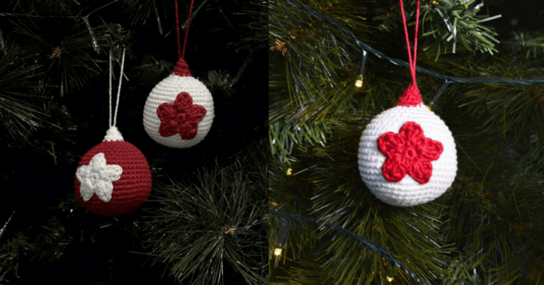 Bola de Árvore de Natal em Crochê: Passo a Passo Simples