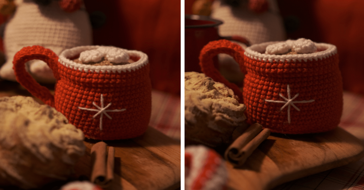Amigurumi de Xícara: Uma linda arte Natalina