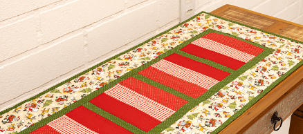 Trilho Patchwork Jingle Bells