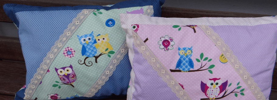Fronha Travesseiro de Patchwork Infantil