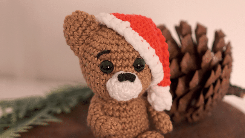 Amigurumi Ursinho de Natal: A Magia da época