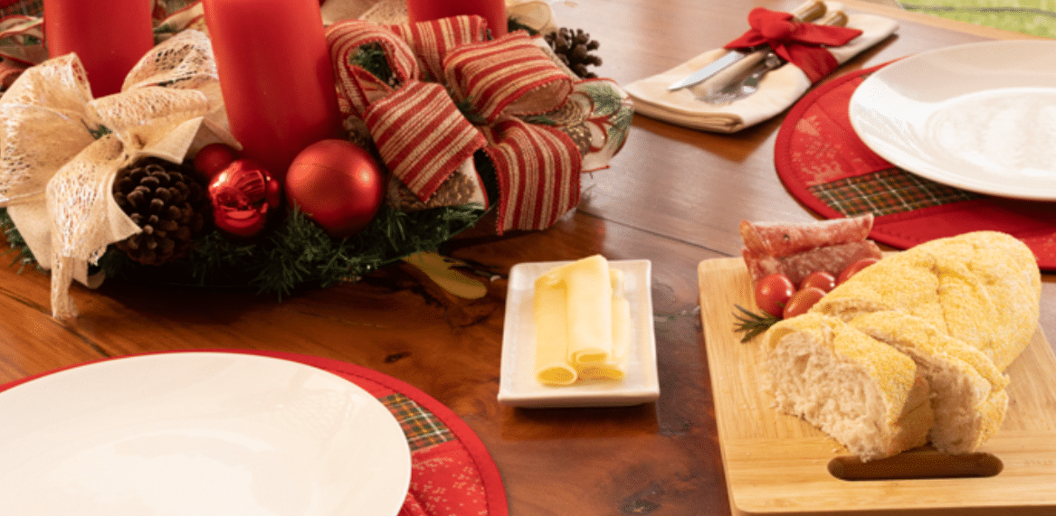 Mesa Posta Natalina em Patchwork: Um Banquete para o Natal - Veja Passo a Passo