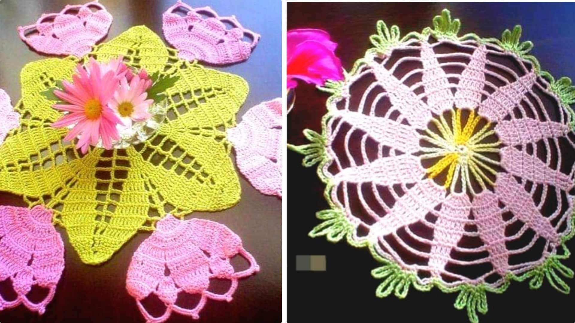 Crochê Redondo: Centros de Mesa Lindíssimos com Gráficos Grátis