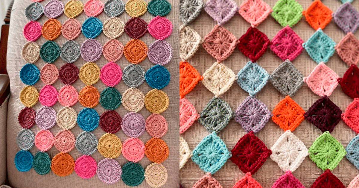 Fazendo Arte com Mini Motivos em Crochê – Fotos Passo a Passo