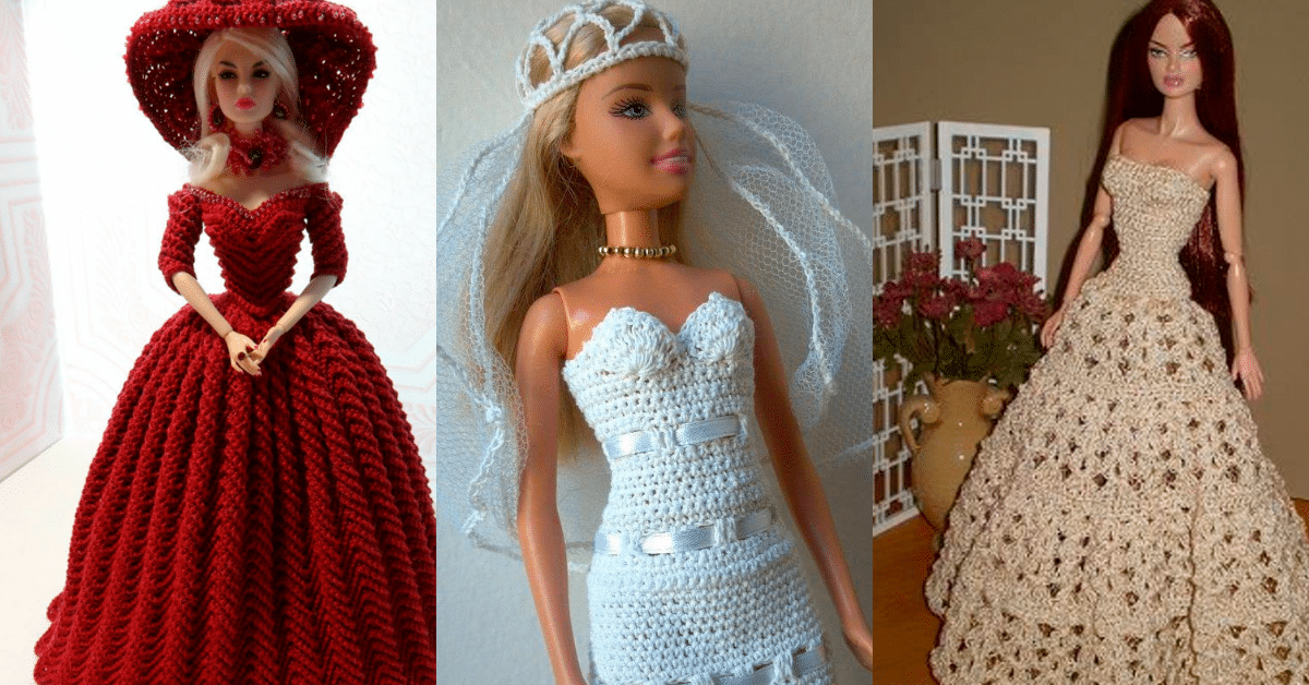 Aprenda em Vídeo: Vestidos de Crochê para Bonecas e Inspirações