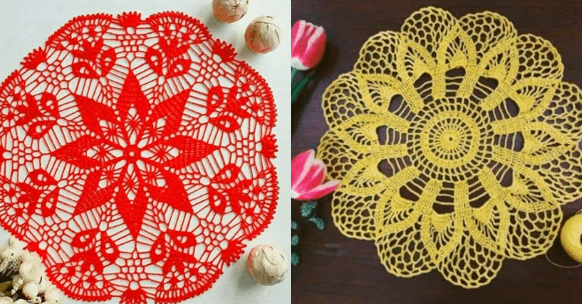 Belas e Variadas Toalhinhas de Crochê com Gráficos para Baixar