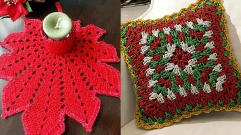 Transforme sua Decoração com Encantadores Enfeites de Natal em Crochê
