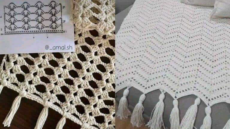 Trilhos de Mesa em Crochê: Modelos Fáceis e Encantadores com Gráficos