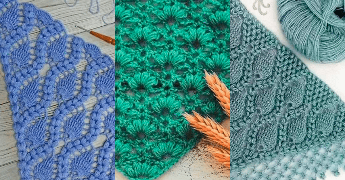 Lindos e Coloridos Xales em Crochê com Gráficos para Baixar