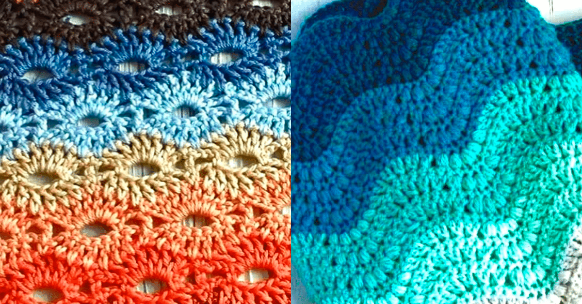 DIVERSAS AMOSTRAS: Lindos Pontos de Crochê Diferentes