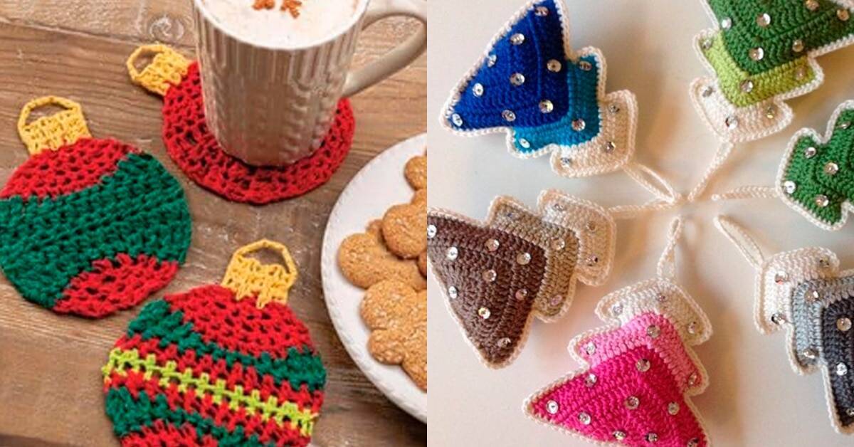Enfeites de Natal em Crochê – Inspire-Se e Crie o Seu !