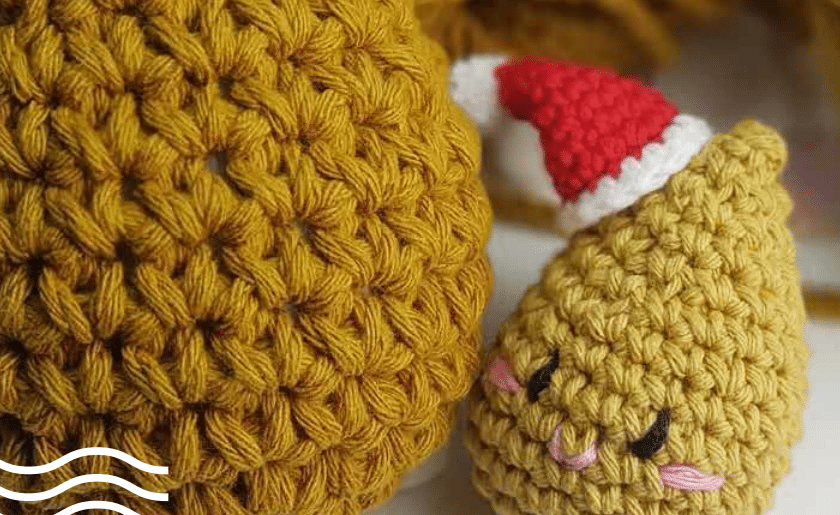 Amigurumi Coxinha Natalina