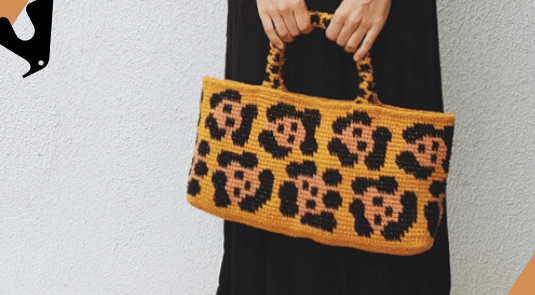 Bolsa de Crochê em Oncinha: Um projeto Muito Charmoso