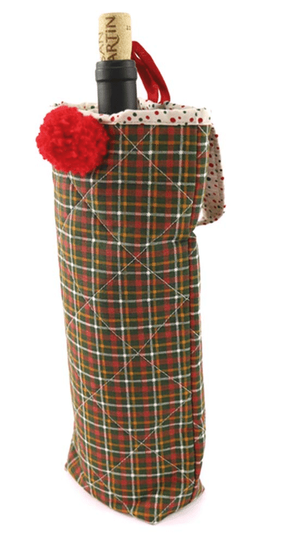 Celebre o Natal com Estilo: Porta Garrafa em Patchwork