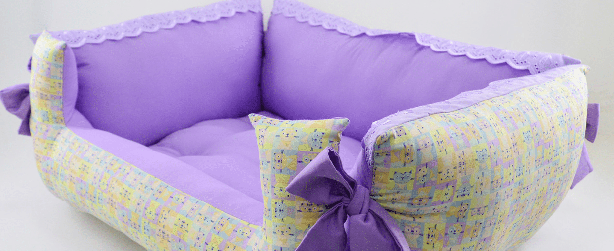Conforto e Estilo: Cama Pet em Patchwork para seu Amigo de Quatro Patas