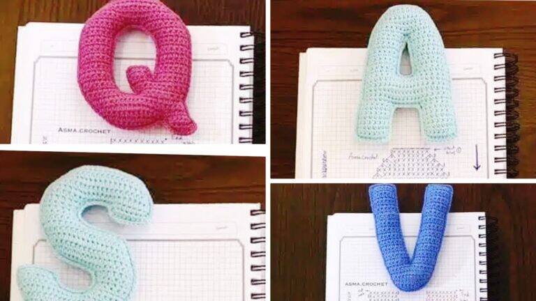 Aprendizado Lúdico: Alfabeto em Crochê Amigurumi para Crianças