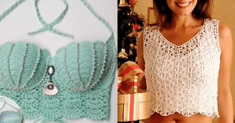 Lindas Blusas de Crochê Modernas de Maior Sucesso em 2023