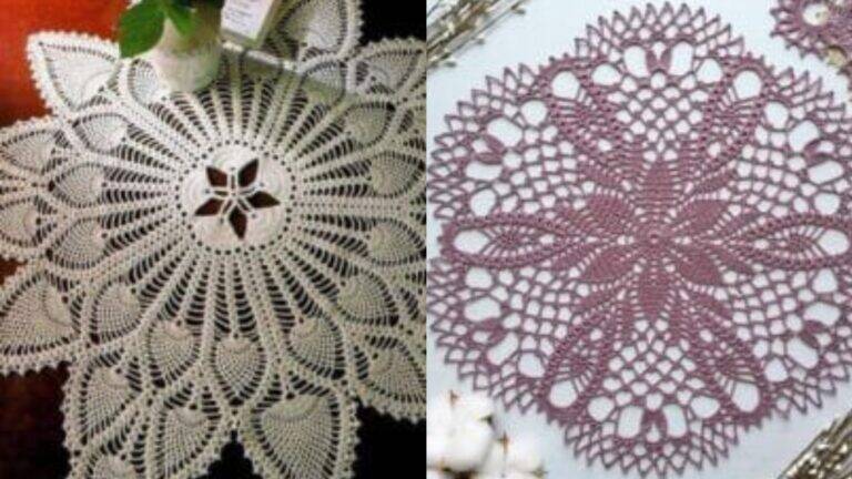Trilhos e Toalhas de Mesa em Crochê: As Peças Mais Lindas para Decorar sua Casa com Estilo