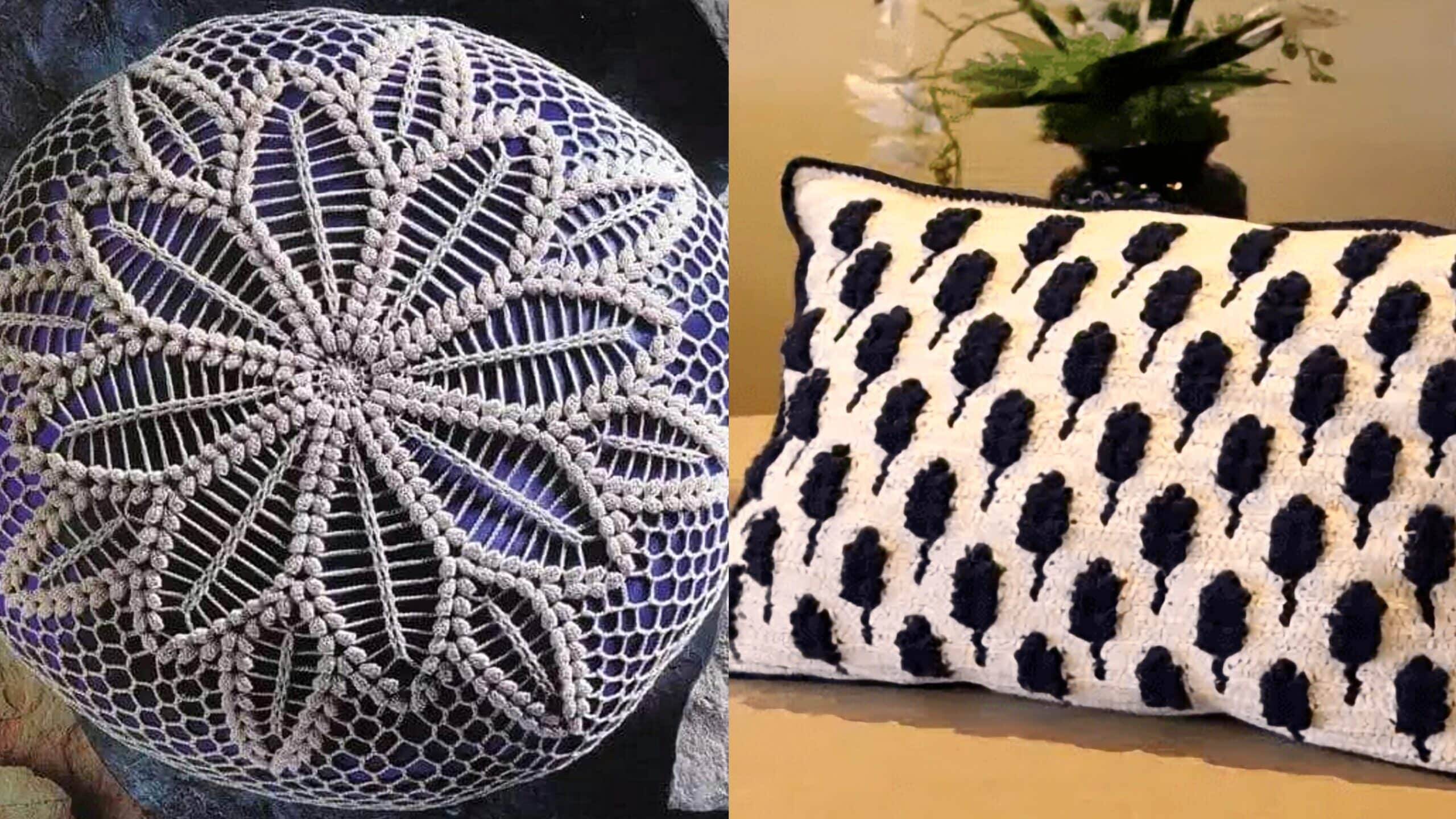 Tradição e Modernidade: Capas de Crochê para Almofadas com Toque Artesanal