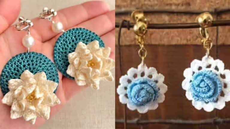 Brincos de Crochê como Expressão de Beleza Única