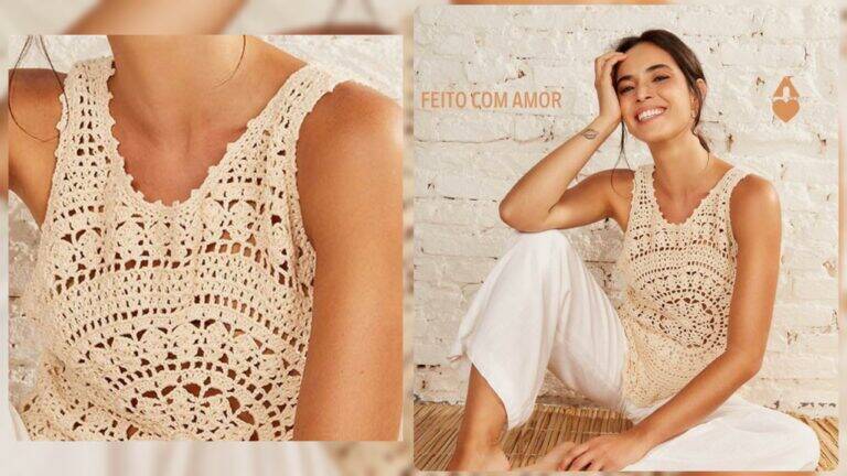 Regata Mandala – Aprenda a Confeccionar sua Primeira Blusa de Crochê