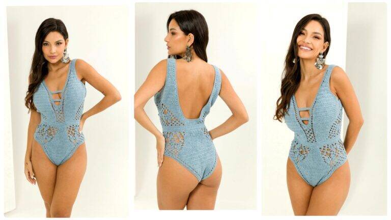 Body em Crochê: A Exuberante Criação da Artesã Mariane Machado