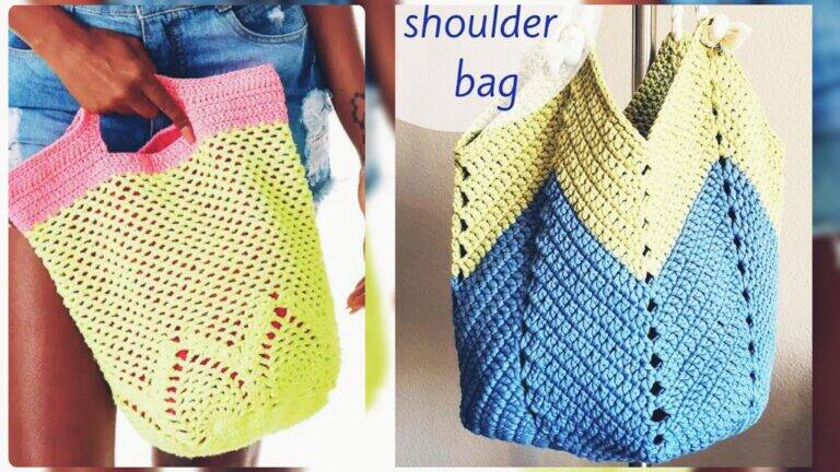 Como Fazer uma Bolsa Sacola em Crochê e Entrar na Moda Sustentável + 20 Idéias