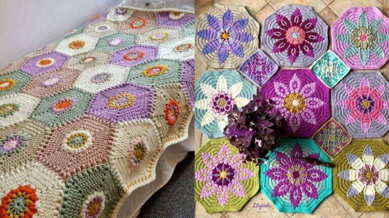Explore a Beleza e Criatividade das Colchas de Crochê para Destacar a Decoração da sua Casa