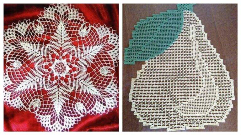 Centros de Mesa em Crochê: Charme Artesanal na Decoração de seu Lar