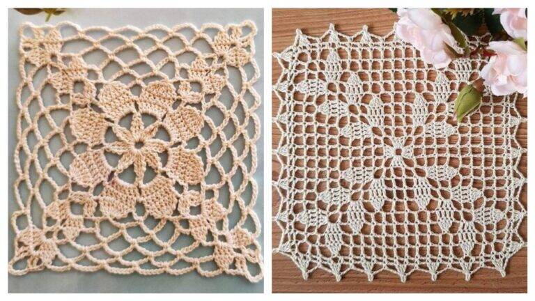 Squares de crochê: a nova tendência que moderniza a arte do crochê!