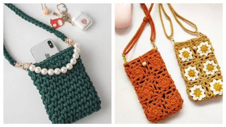 Bolsas de Crochê: Inspirações e Gráficos para Modelos Básicos e Fáceis de Fazer