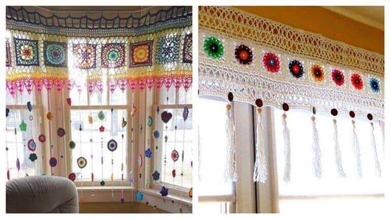 Transforme sua Casa: Tutorial Passo a Passo de Como Fazer Cortinas de Crochê em Squares