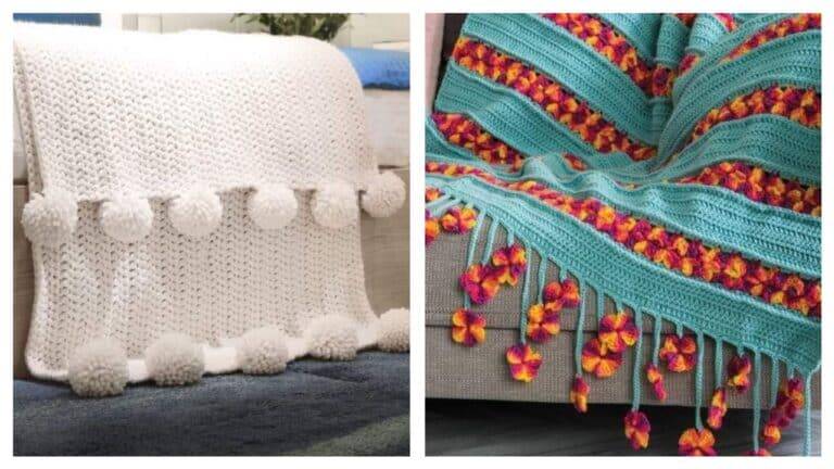 Transforme Sua Casa e Renda: o Charme das Peseiras de Crochê e Colchas Artesanais