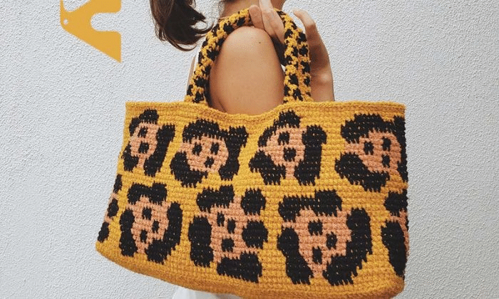 Tendência Animal: Bolsa Onça de Crochê com o Fio Bocaina!
