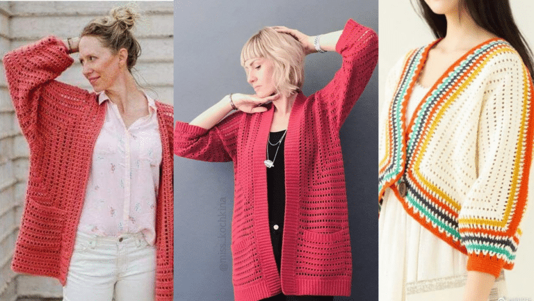 Surpreenda se Com Uma Coleção de Modelos Fáceis de Blusas de Crochê com Hexágonos!