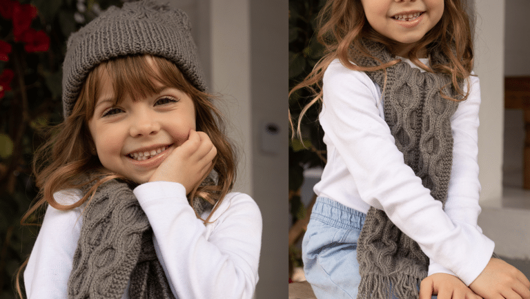 Desvendando o Charme do Cachecol e Gorro Abecê: O Essencial Infantil para o Outono e Inverno!