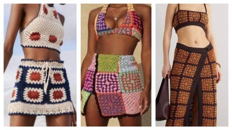 A Beleza dos Squares de Crochê: Peças Incríveis para um Estilo Único!