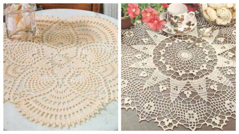 Elevando a Elegância das Mesas com Exclusivos Centros de Mesa em Crochê