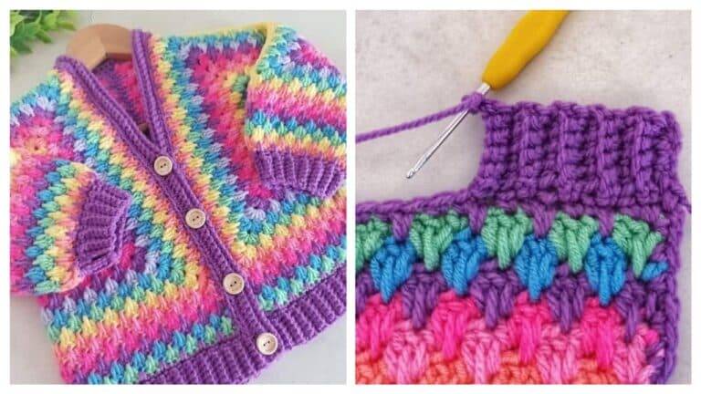 Casaquinhos de Crochê Infantil: Charme e Conforto para os Pequenos
