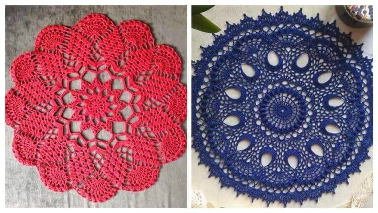 Centros de Mesa em Crochê Vintage para uma Decoração Charmosa
