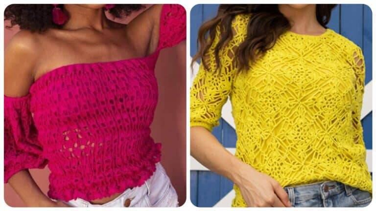 Blusas de Crochê: Charme, Versatilidade e Estilo Artesanal