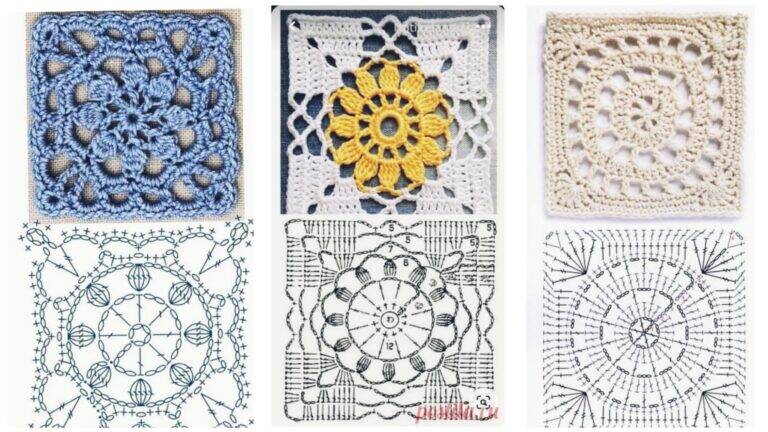 Desbravando o Mundo dos Squares em Crochê: Tendência que Encanta e Aquece o Coração!