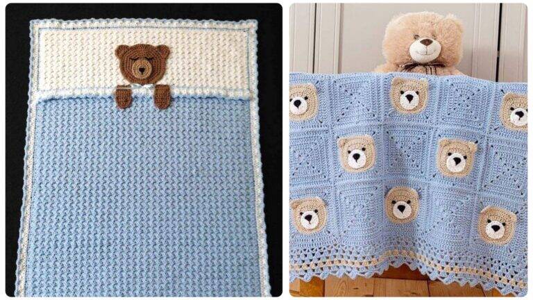 Encante-se com as Adoráveis Colchas de Crochê Infantil de Bichinhos com Gráfico!