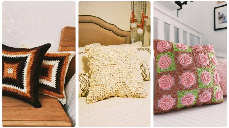 Ideias Para Fazer Almofadas de Crochê: Dê Um Charme à Sua Decoração