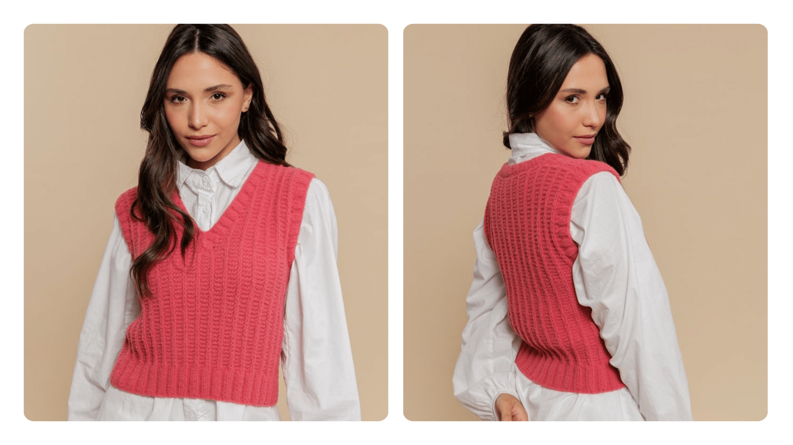 Colete Gerânio Tricô: Elegância e Aconchego para Dias Frios