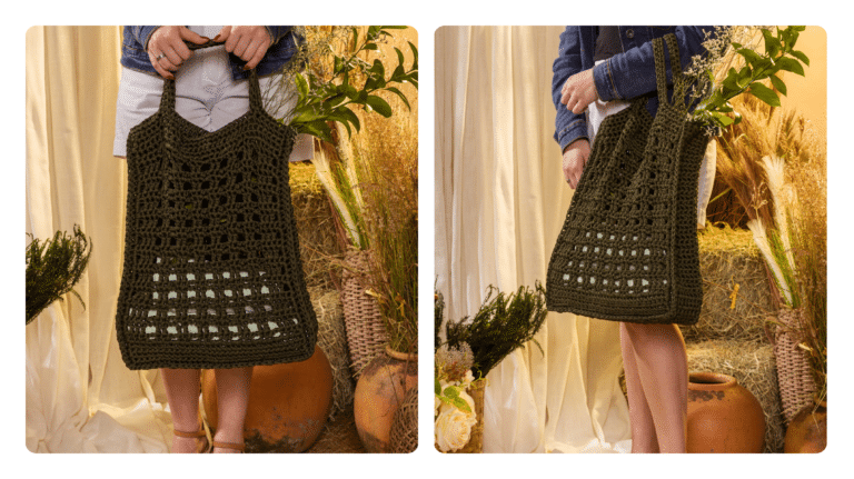 Bolsa Sacola de Crochê: Elegância e Estilo em Cada Ponto