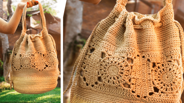 Bolsa Porcelana de Crochê: Um Toque de Sofisticação para o seu Look