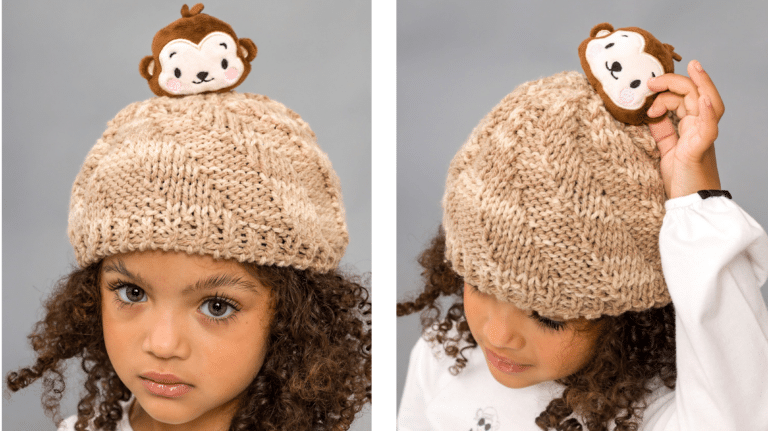 Divirta-se com Estilo: Gorro Kids Macaco Tobias em Crochê