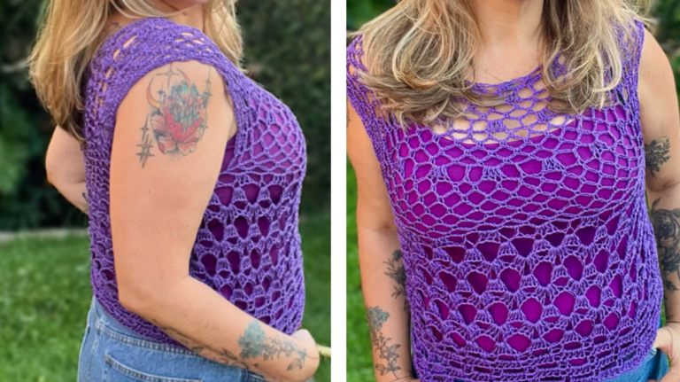 Descubra a Alegria de Criar uma Blusa em Topdown de Crochê